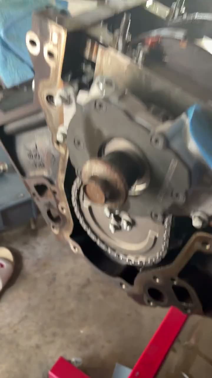 The Silverado's bottom end on the stand